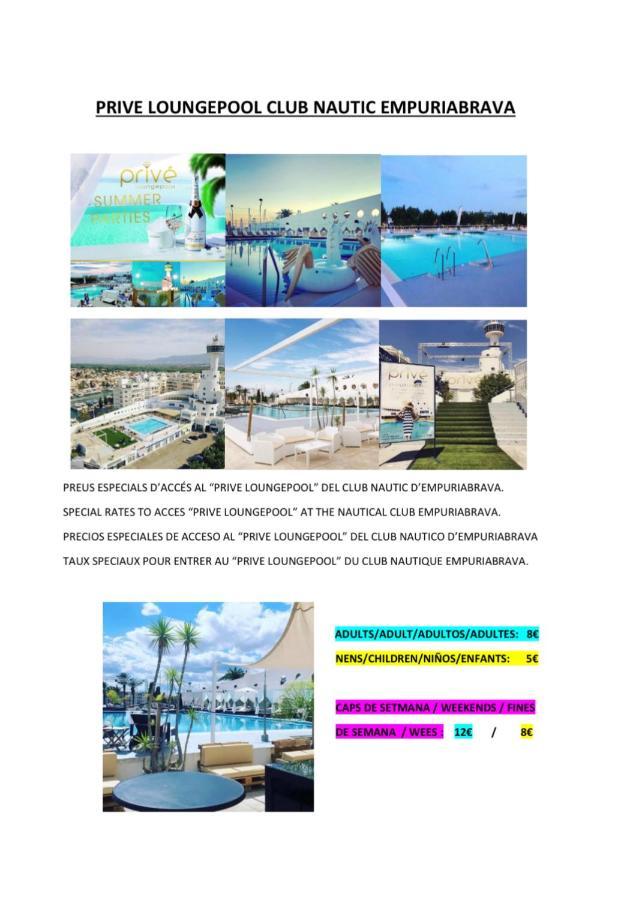 Karina D-Luxe Apartment Empuriabrava Luaran gambar